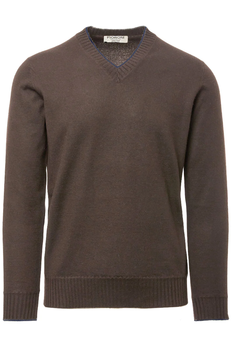 Duvet Cashmere V-Neck - Image 4