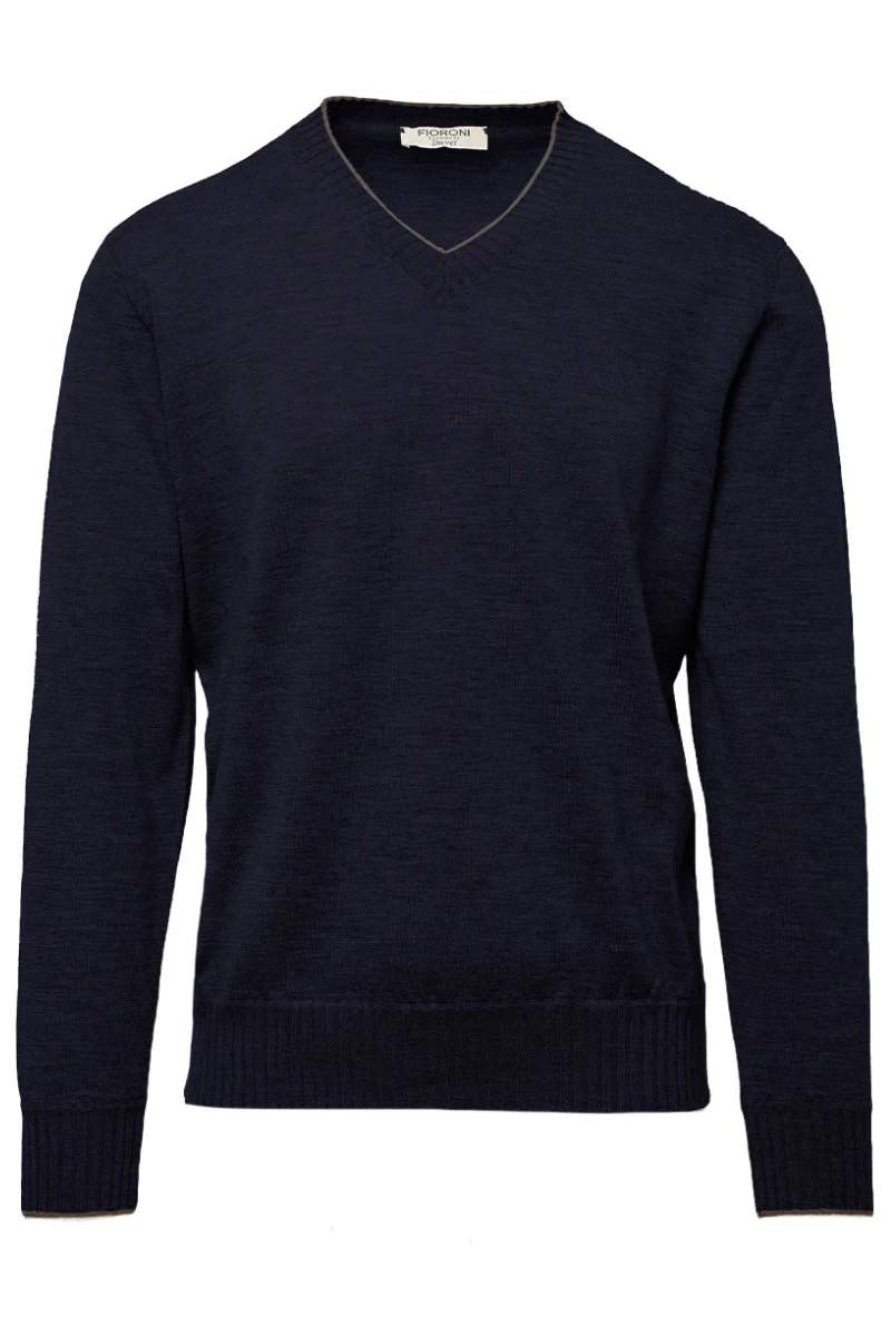 Duvet Cashmere V-Neck - Image 2