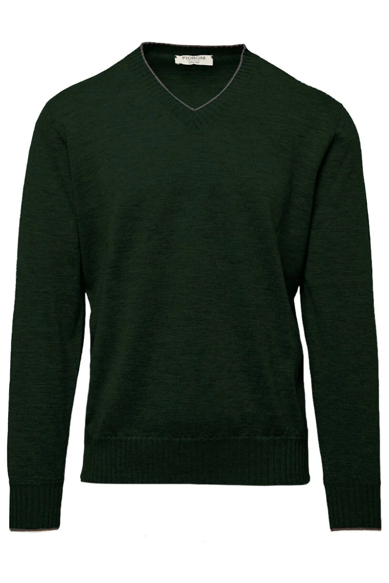 Duvet Cashmere V-Neck - Image 5