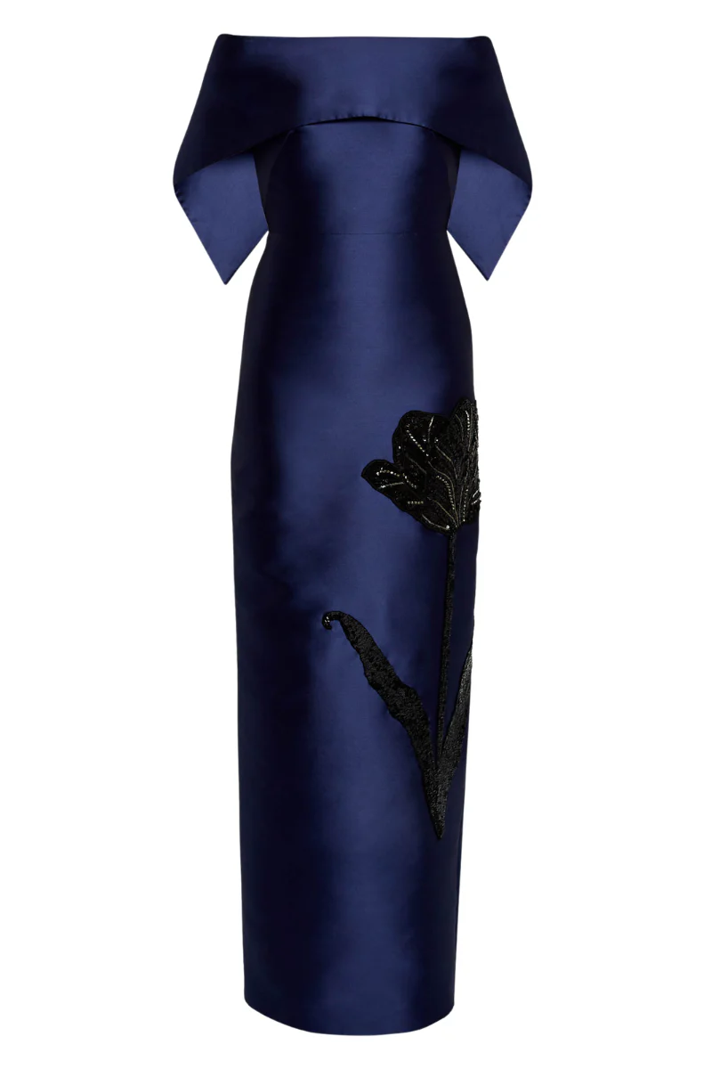 Embellished Mikado Gown