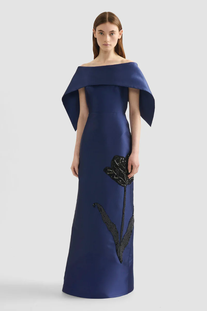 Embellished Mikado Gown - Image 2