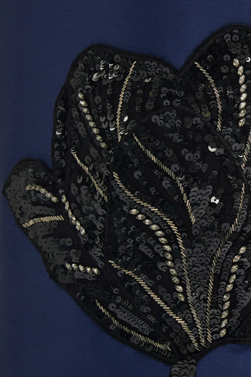 Embellished Mikado Gown - Image 5