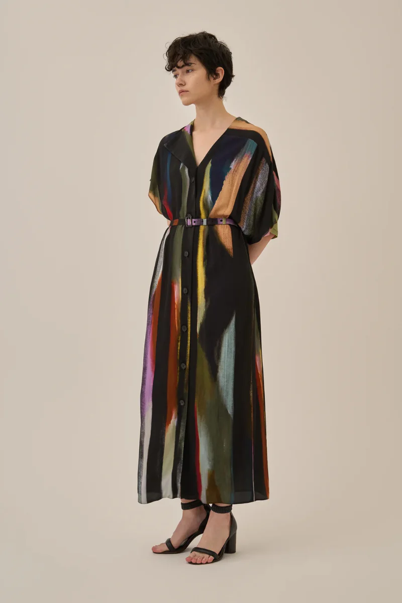 Empty Stripe Dress - Image 2