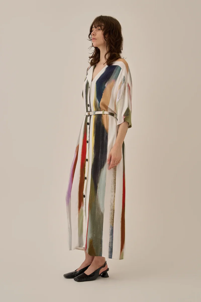 Empty Stripe Dress - Image 2