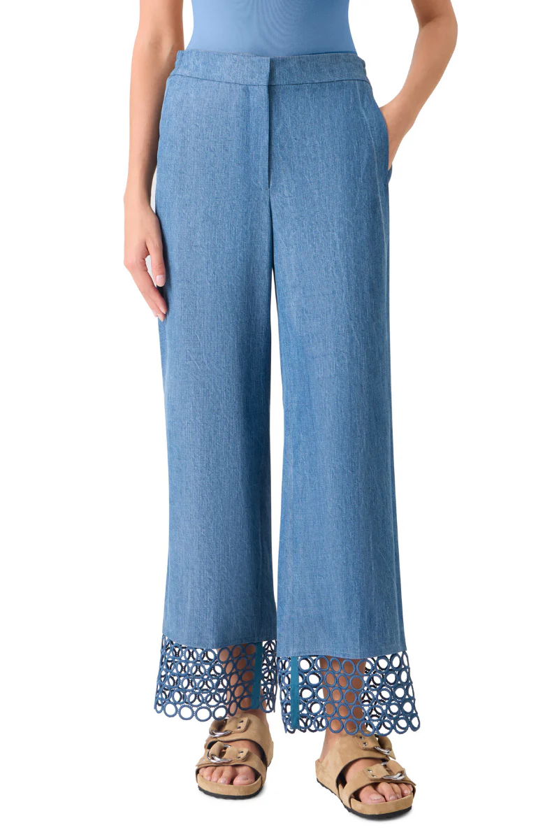 Eyelet Marlon Denim Pants - Image 3