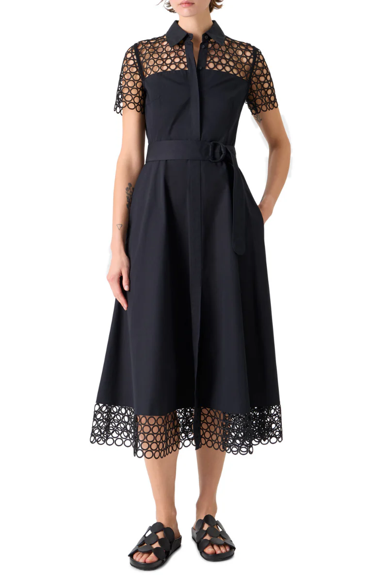 Eyelet Midi Dress - Image 2