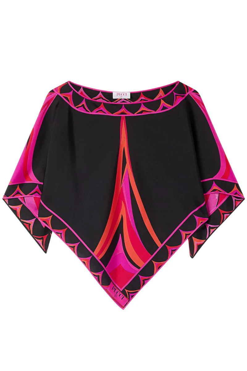 Fari Print Kaftan Top