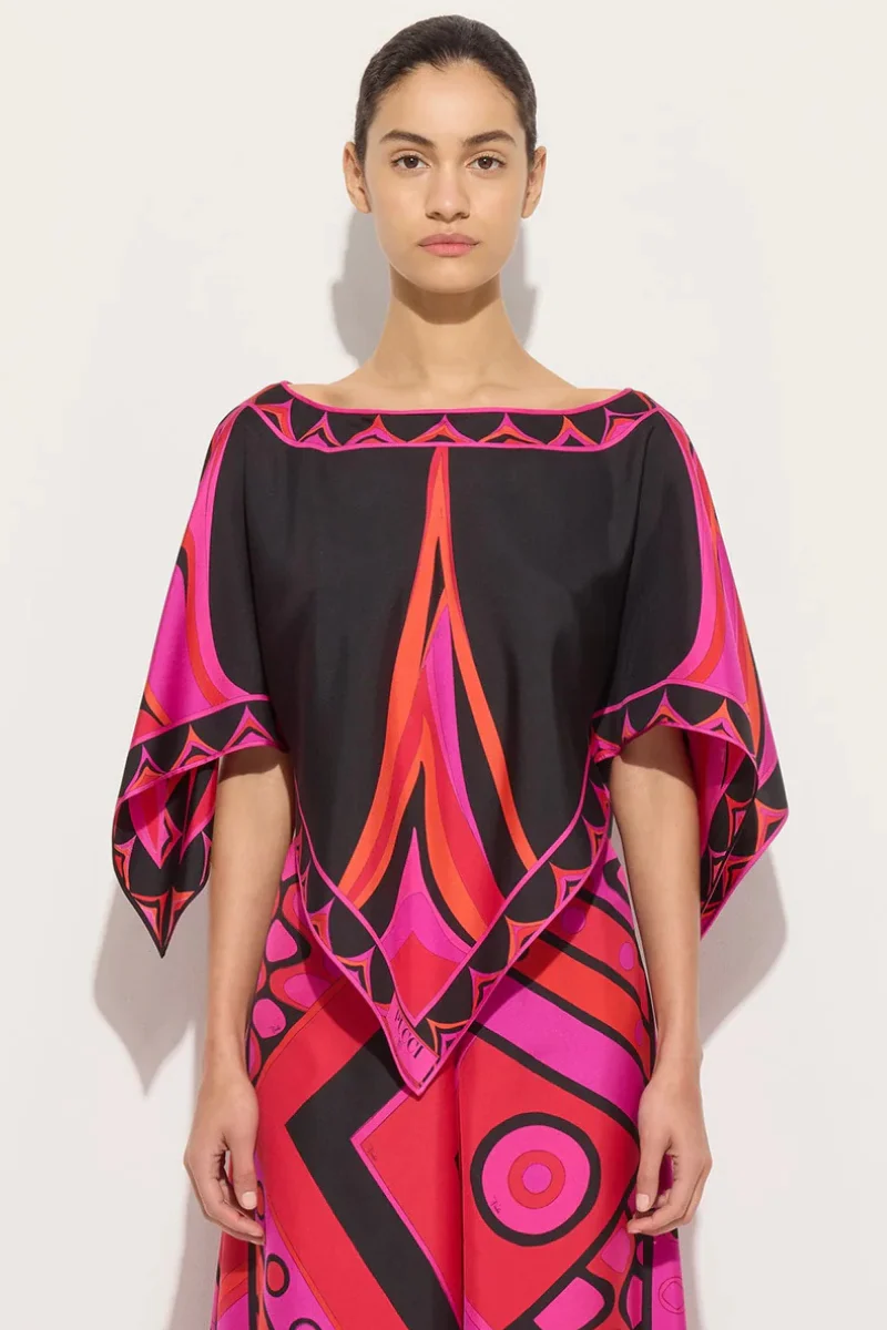 Fari Print Kaftan Top - Image 2