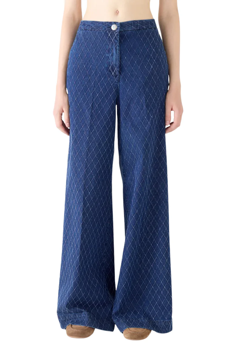 Flair Pin Diamond Jeans