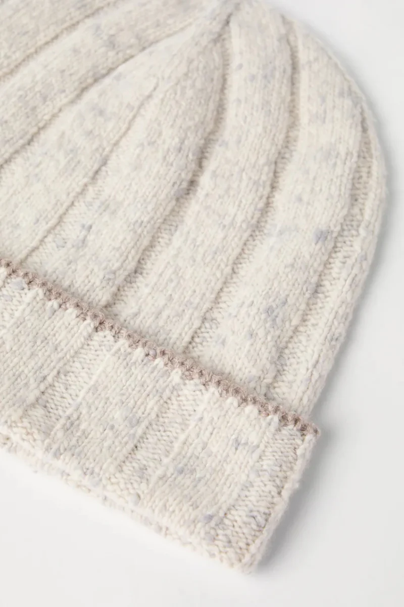 Flecked Cashmere Beanie - Image 2