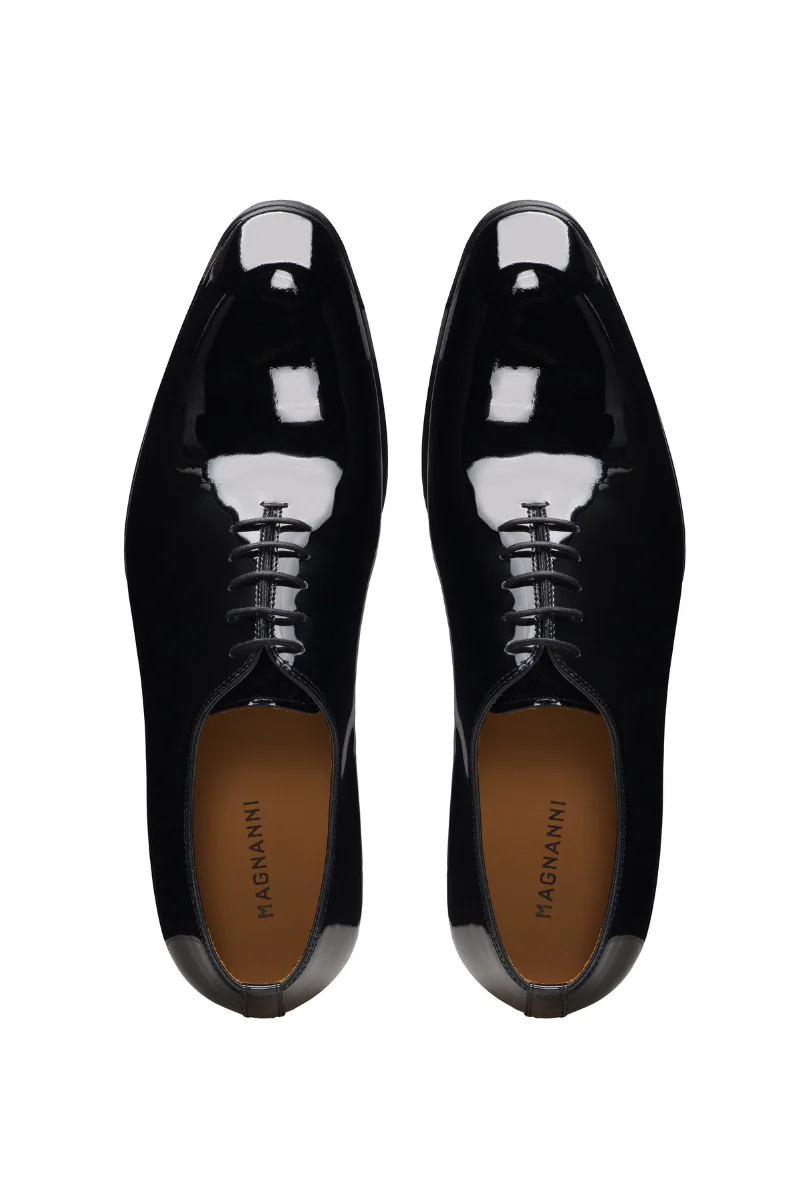 Fleur Patent Lace-Up Shoes - Image 3
