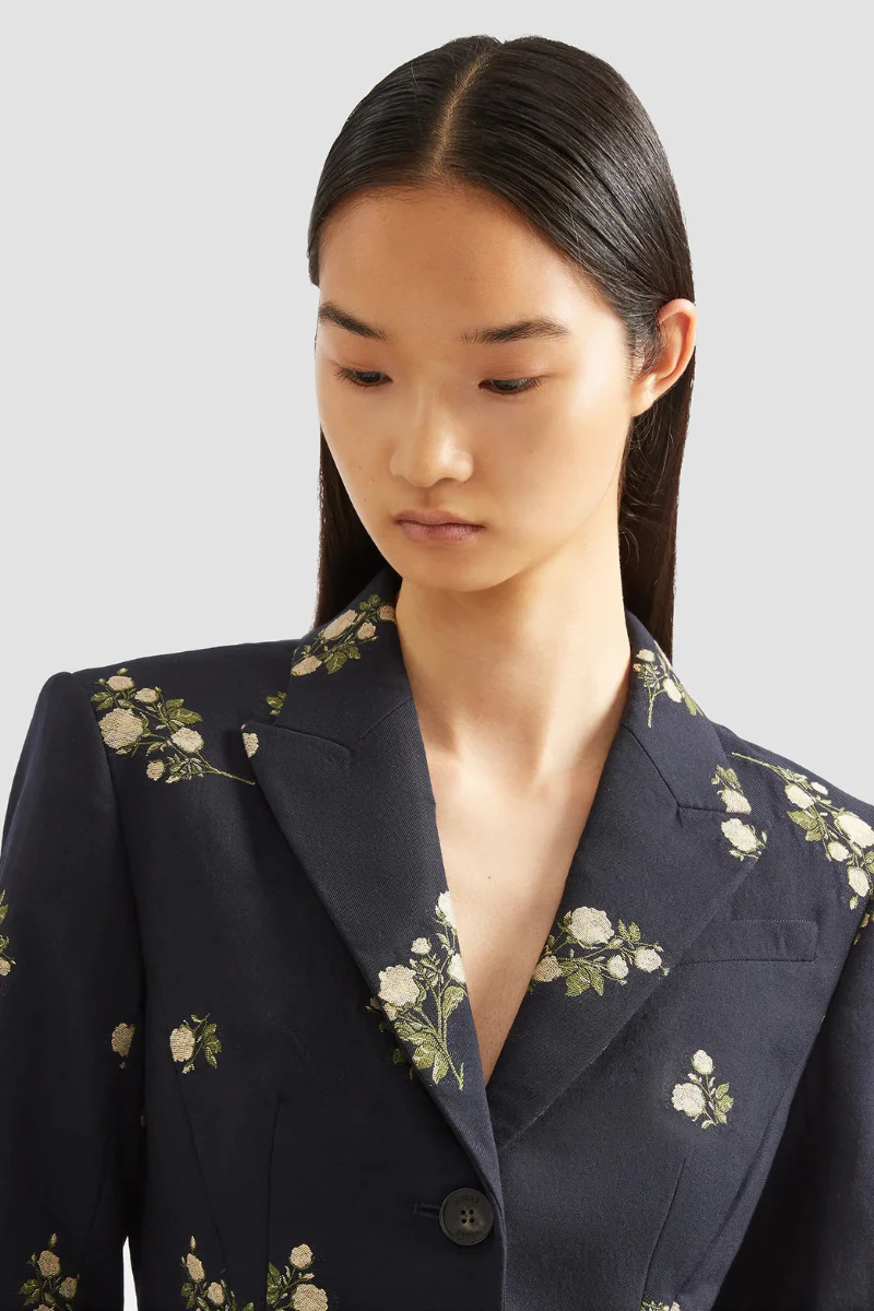 Floral Jacquard Suit - Image 6