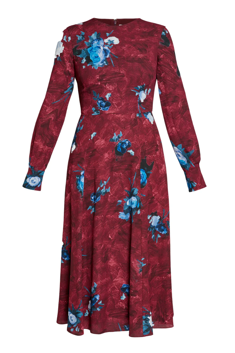 Floral Print Midi Dress