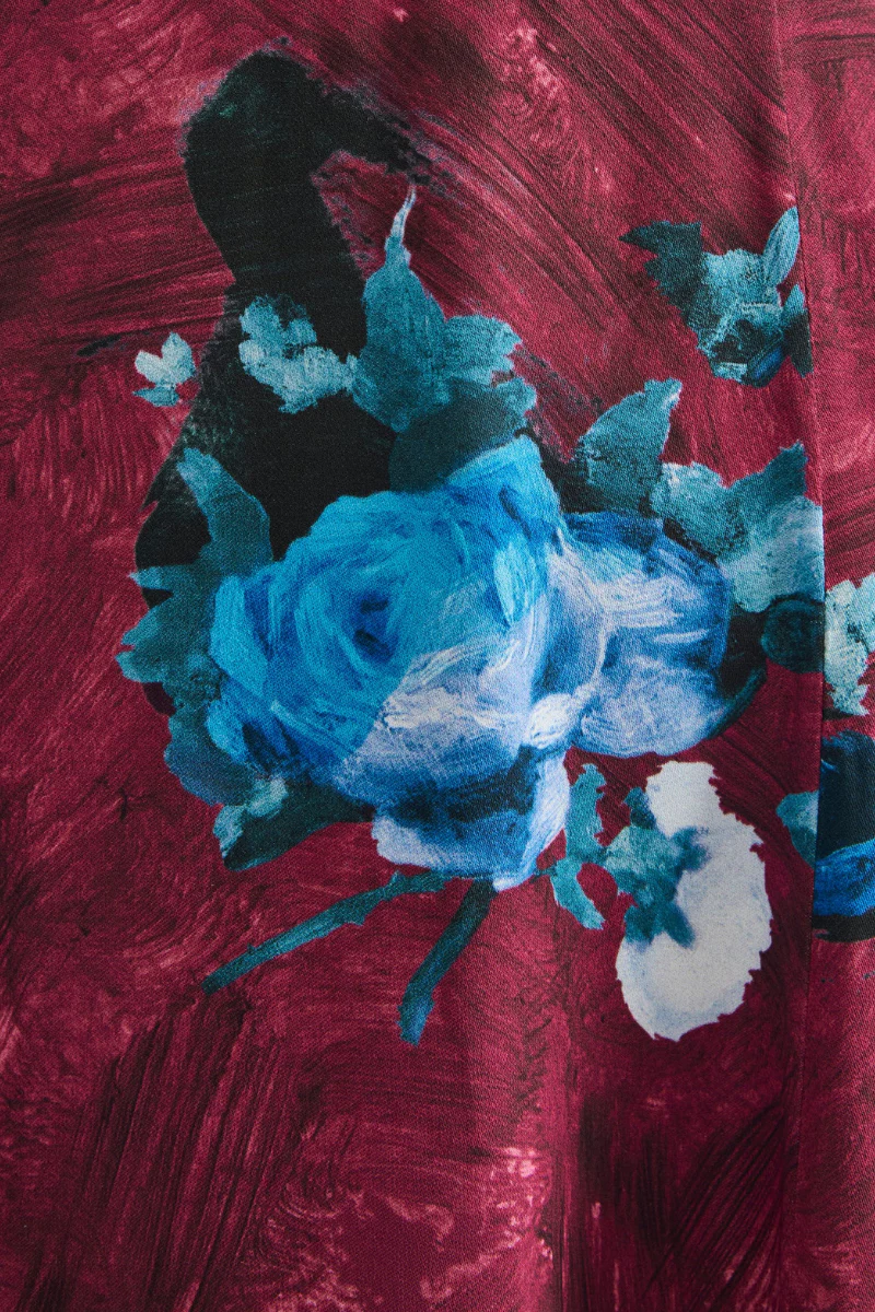 Floral Print Midi Dress - Image 5