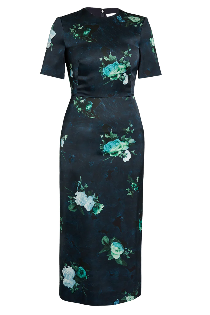 Floral Print Midi Dress