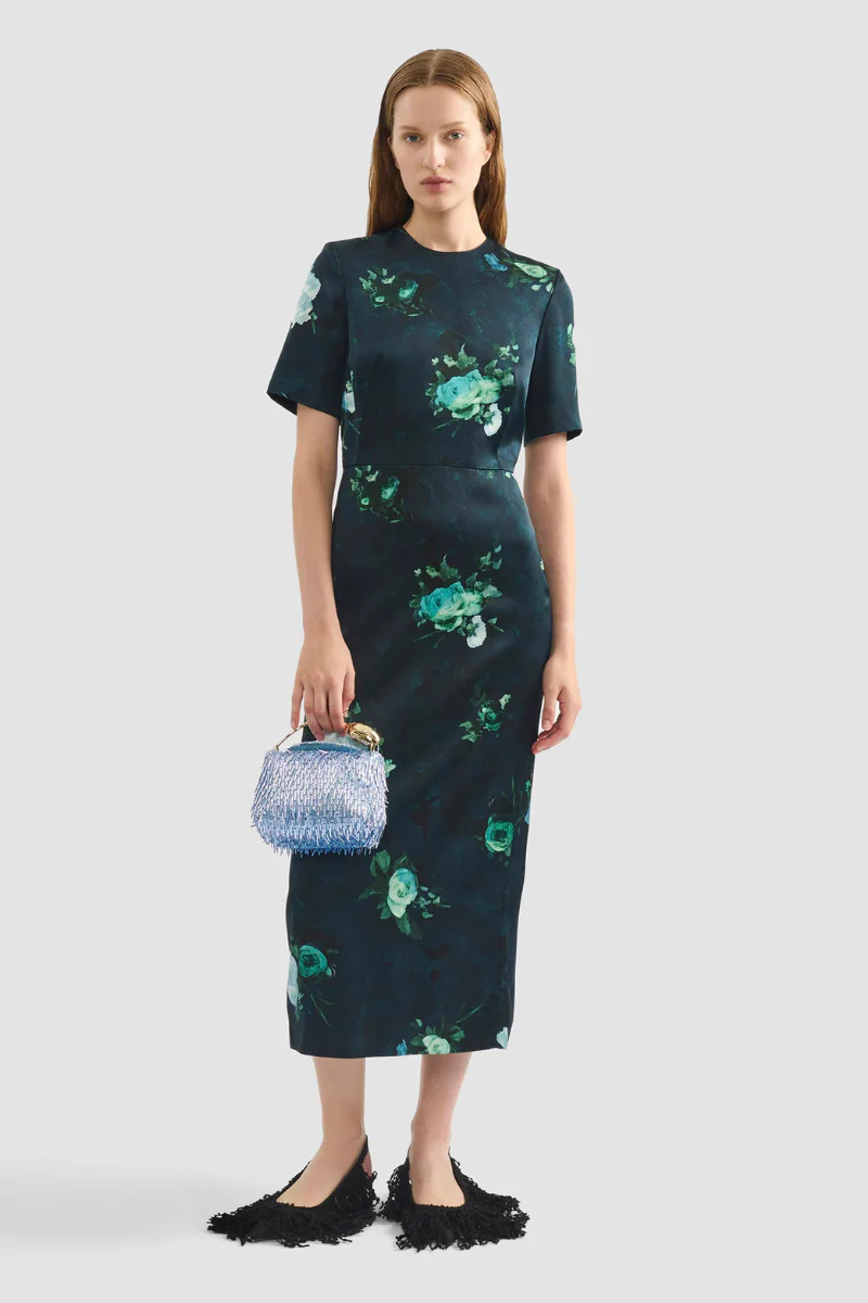 Floral Print Midi Dress - Image 2
