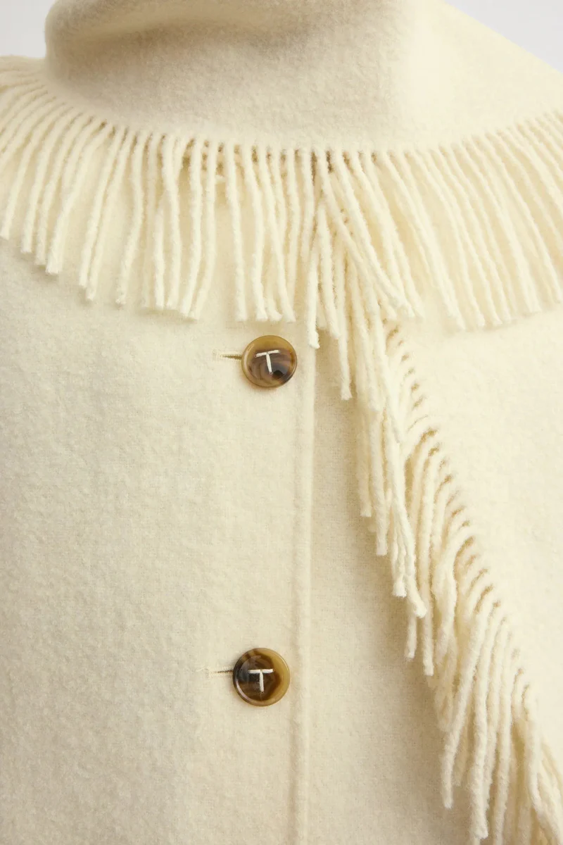 Fringed Scarf Jacket - Image 3