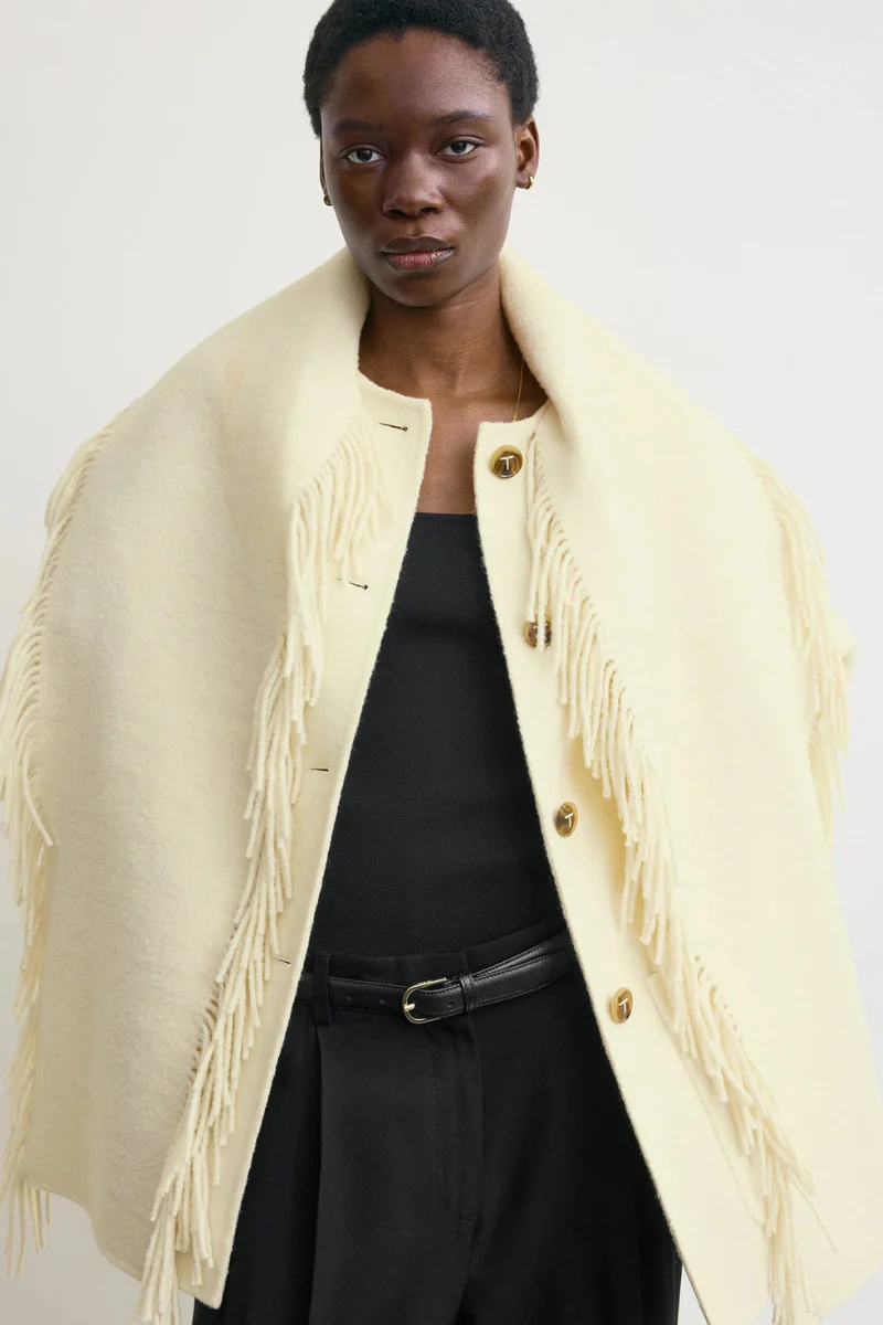 Fringed Scarf Jacket - Image 5