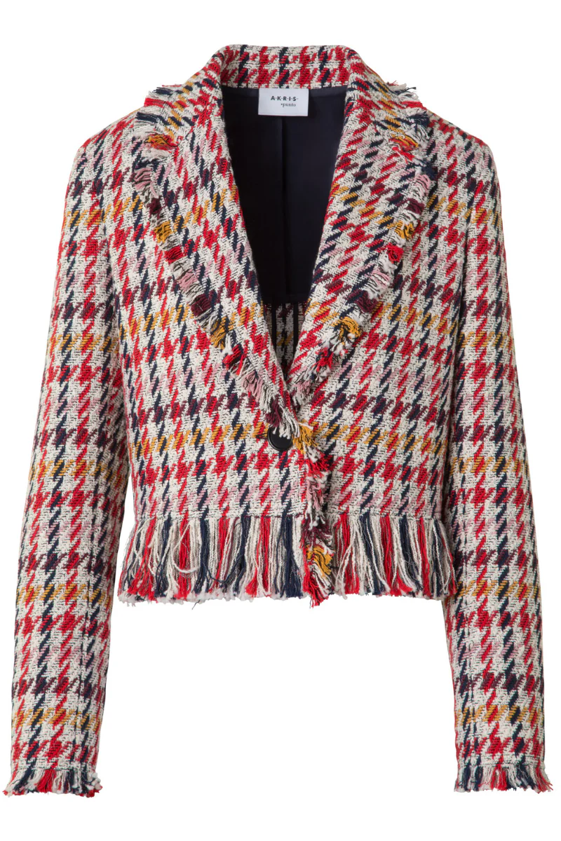 Fringed Tweed Jacket - Image 4