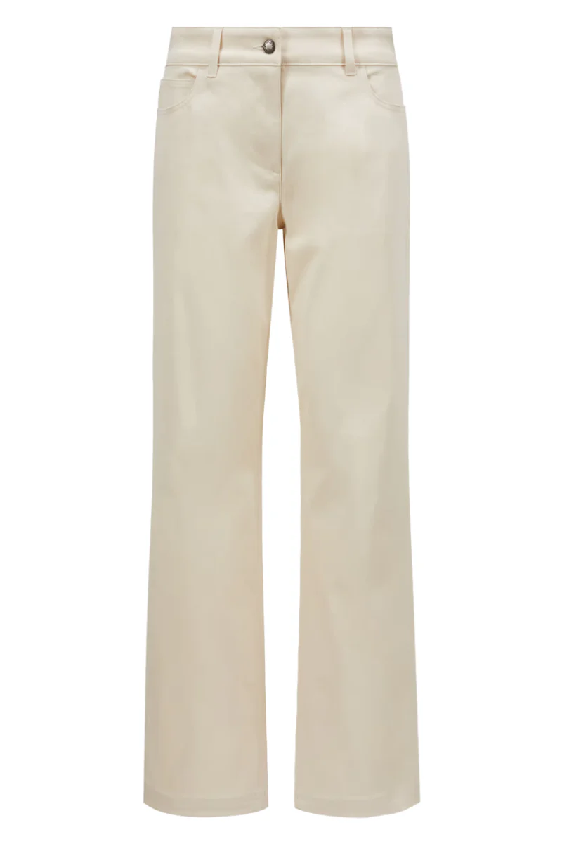Gabardine Straight Leg Pants