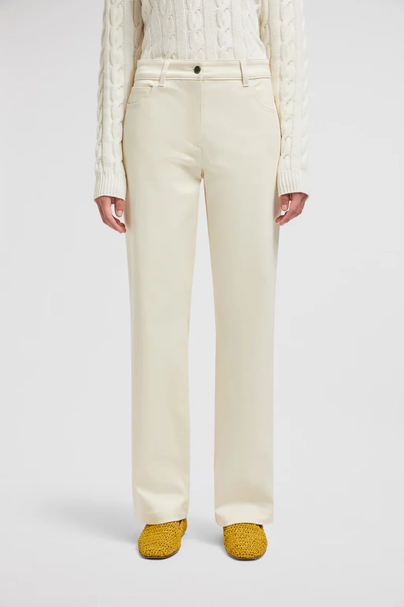 Gabardine Straight Leg Pants - Image 2
