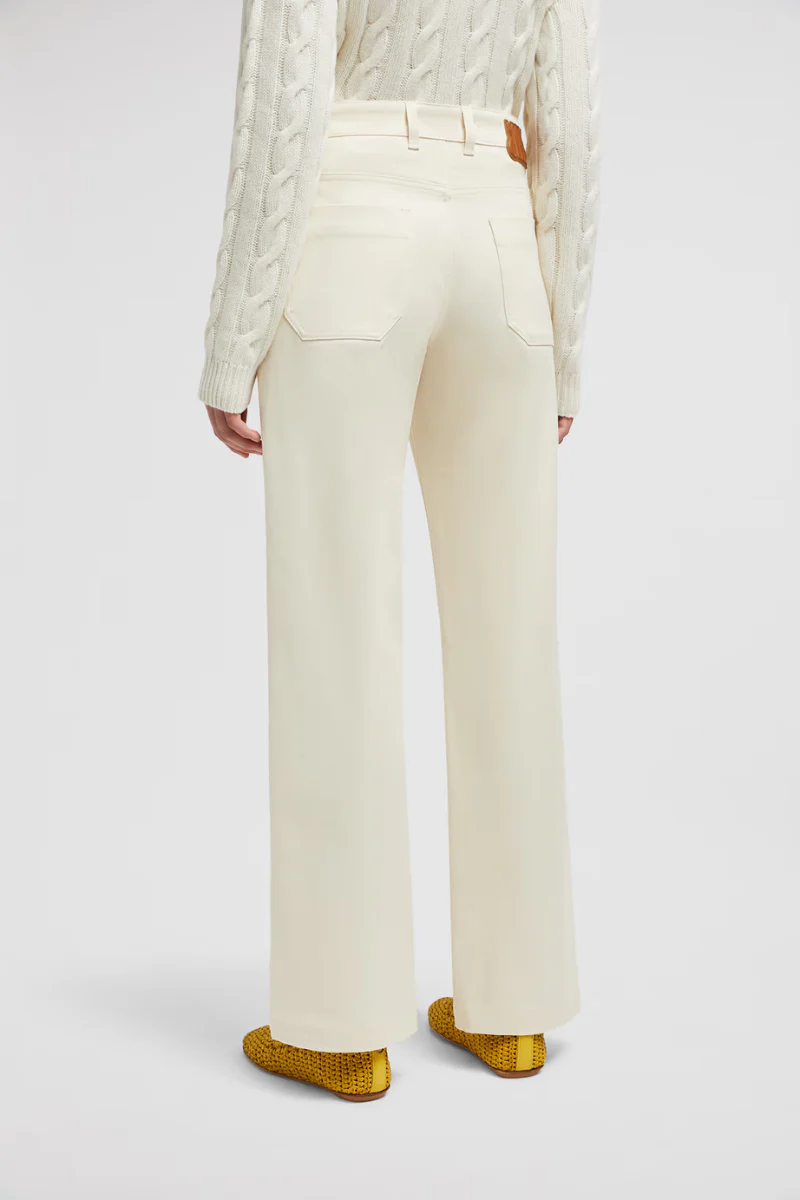Gabardine Straight Leg Pants - Image 4