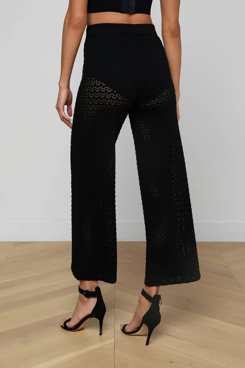 Gaelle Pointelle Knit Pant - Image 3