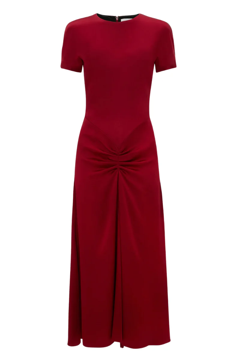 Gathered Detail T-Shirt Midi Dress - Image 5