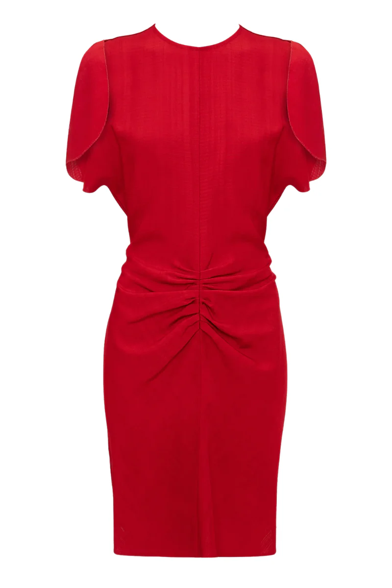 Gathered Waist Mini Dress - Image 5