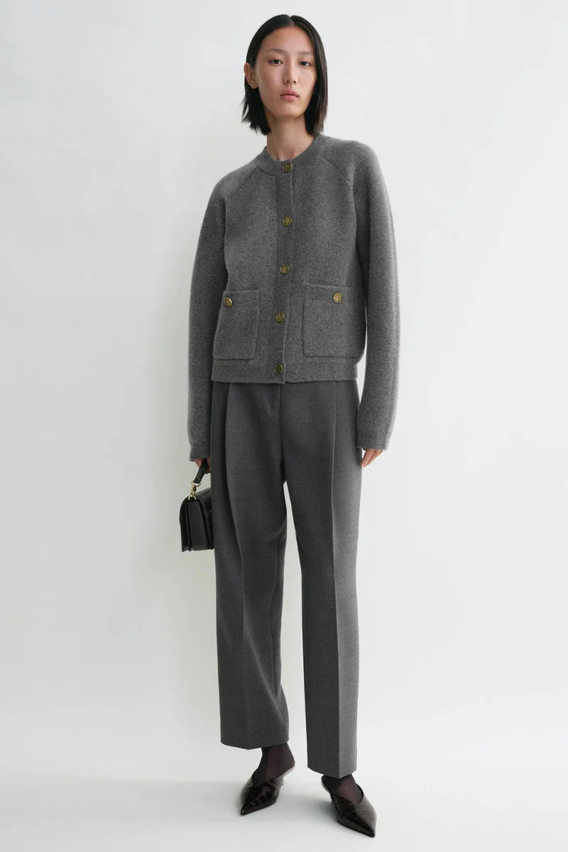 Hammered Button Cardigan - Image 3