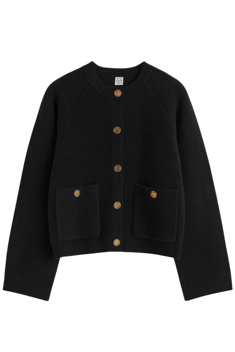 Hammered Button Cardigan - Image 5