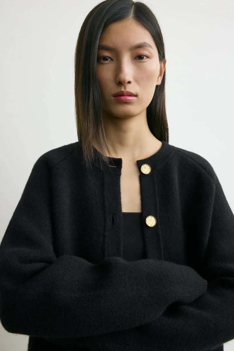 Hammered Button Cardigan - Image 8