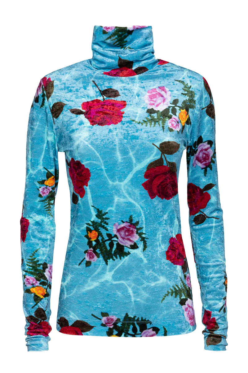 Heyser Velvet Turtleneck - Image 3