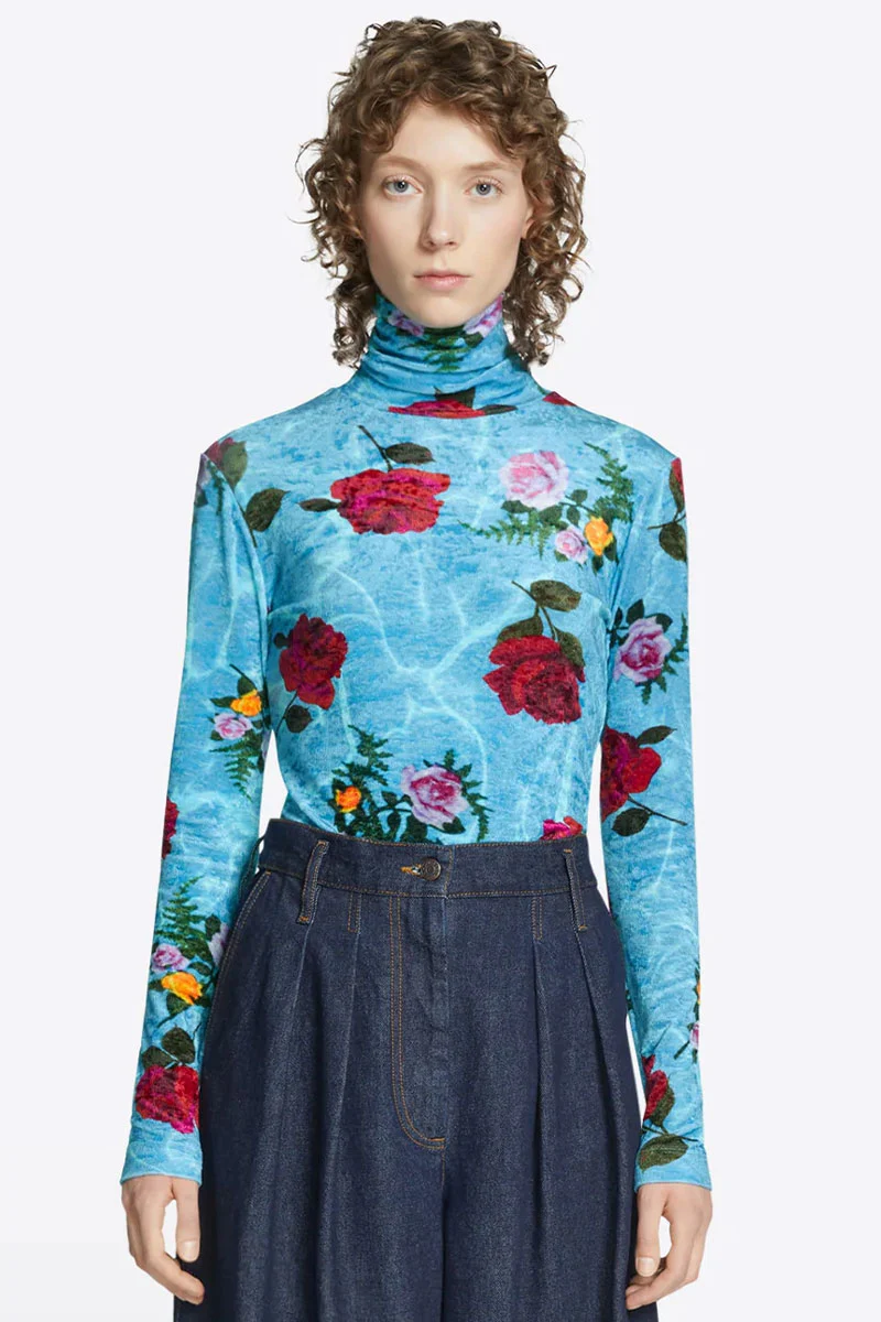 Heyser Velvet Turtleneck - Image 4