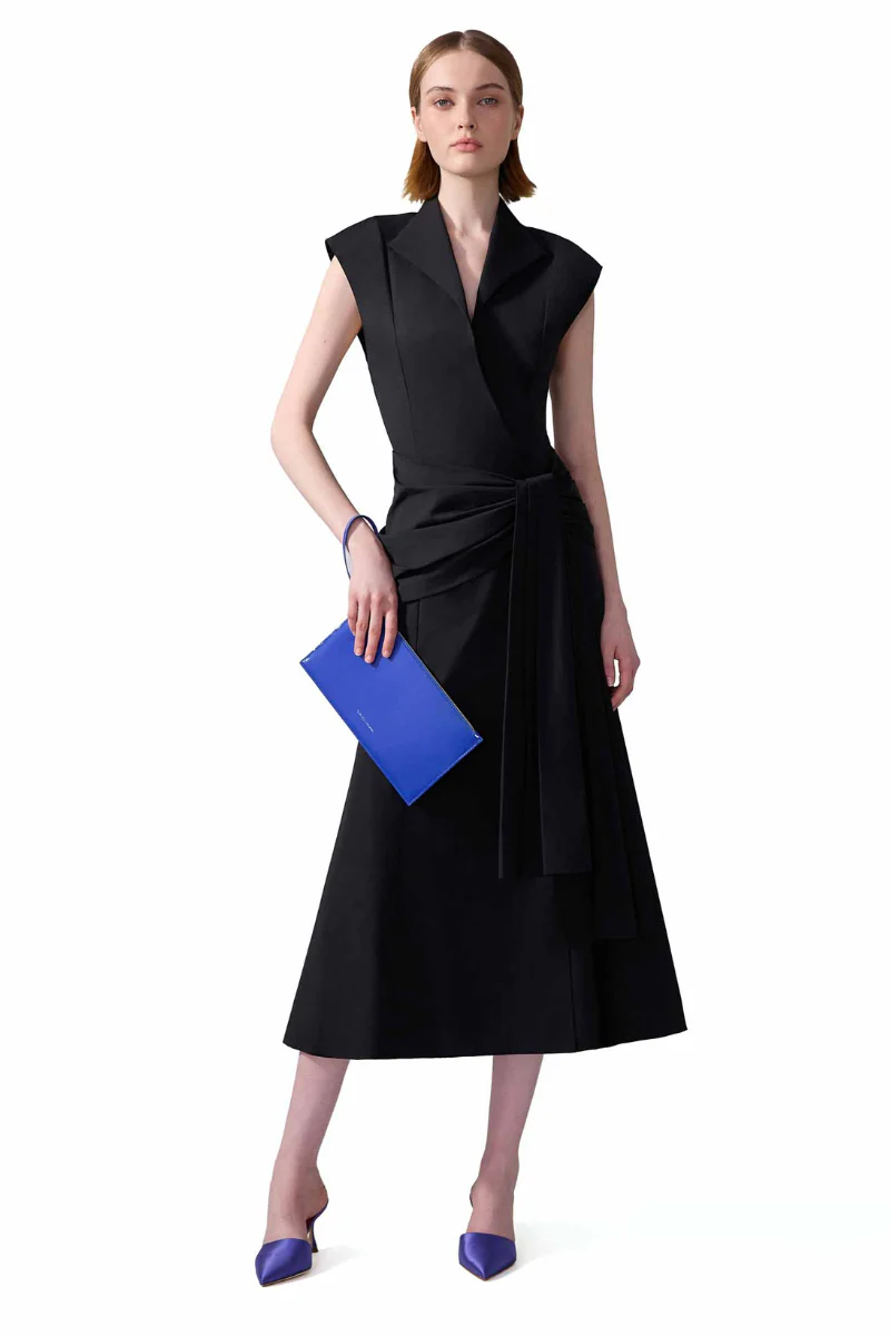 Sleeveless Wrap Dress - Image 2