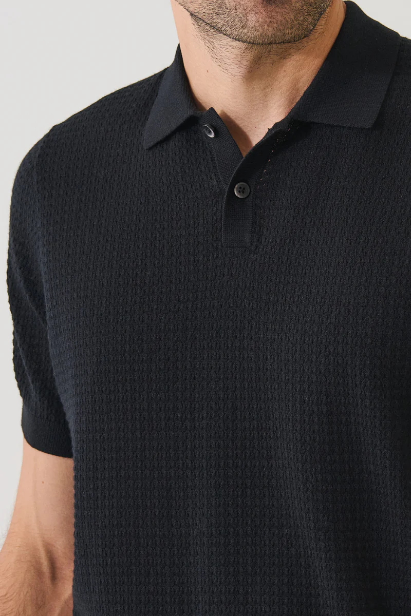 Honeycomb Stitch Polo - Image 2