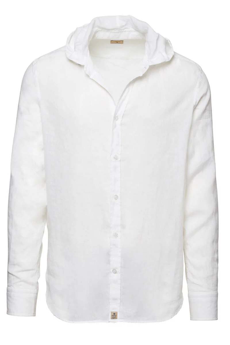 Hooded Linen Shirt