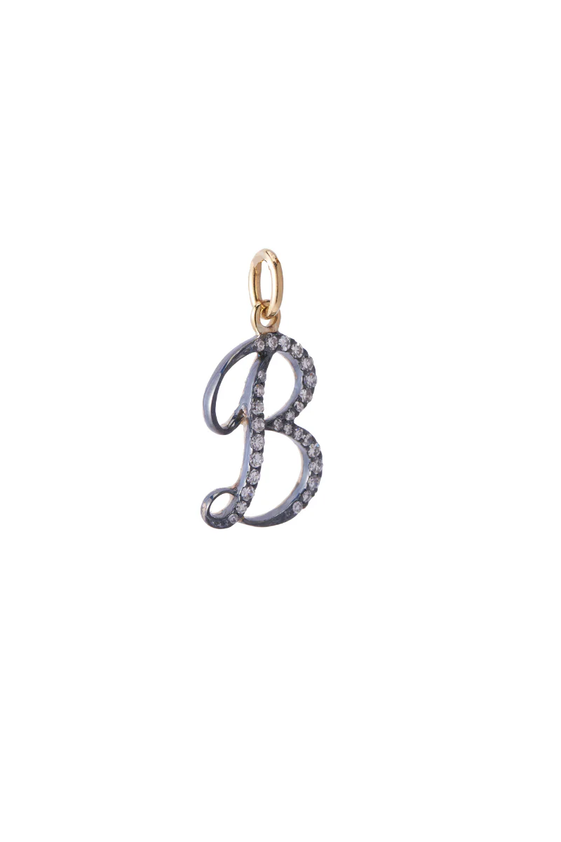Initial B Pendant Necklace