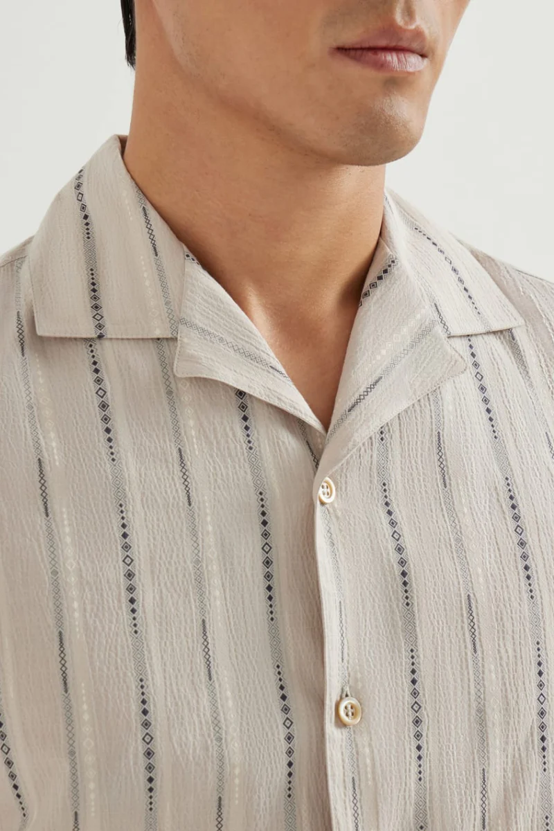 Jacquard Seersucker Shirt - Image 3