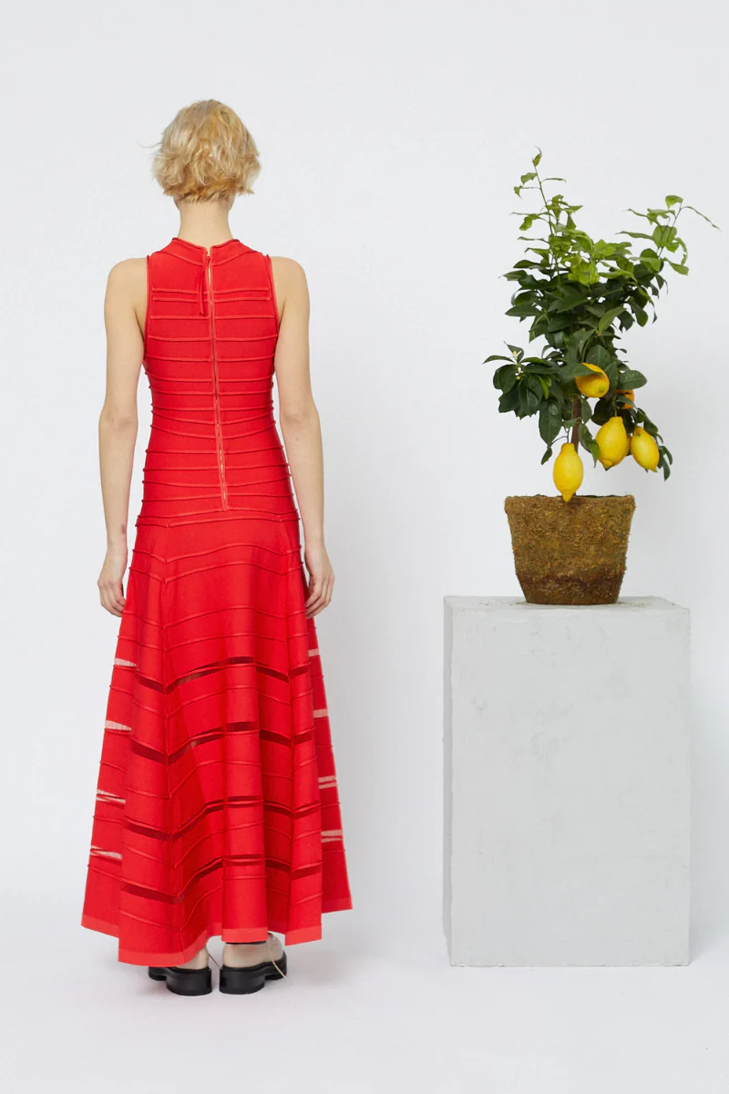 Knit Long Dress - Image 3