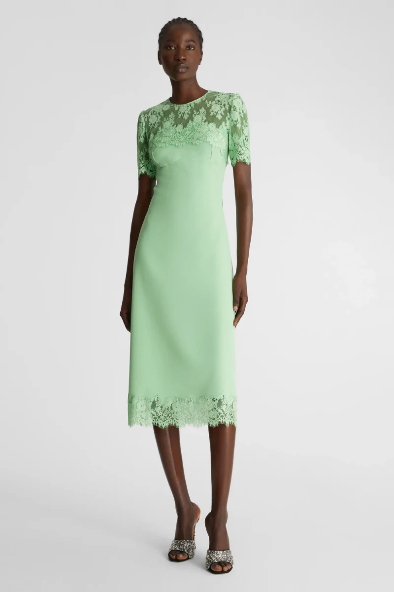 Lace Midi Dress - Image 2
