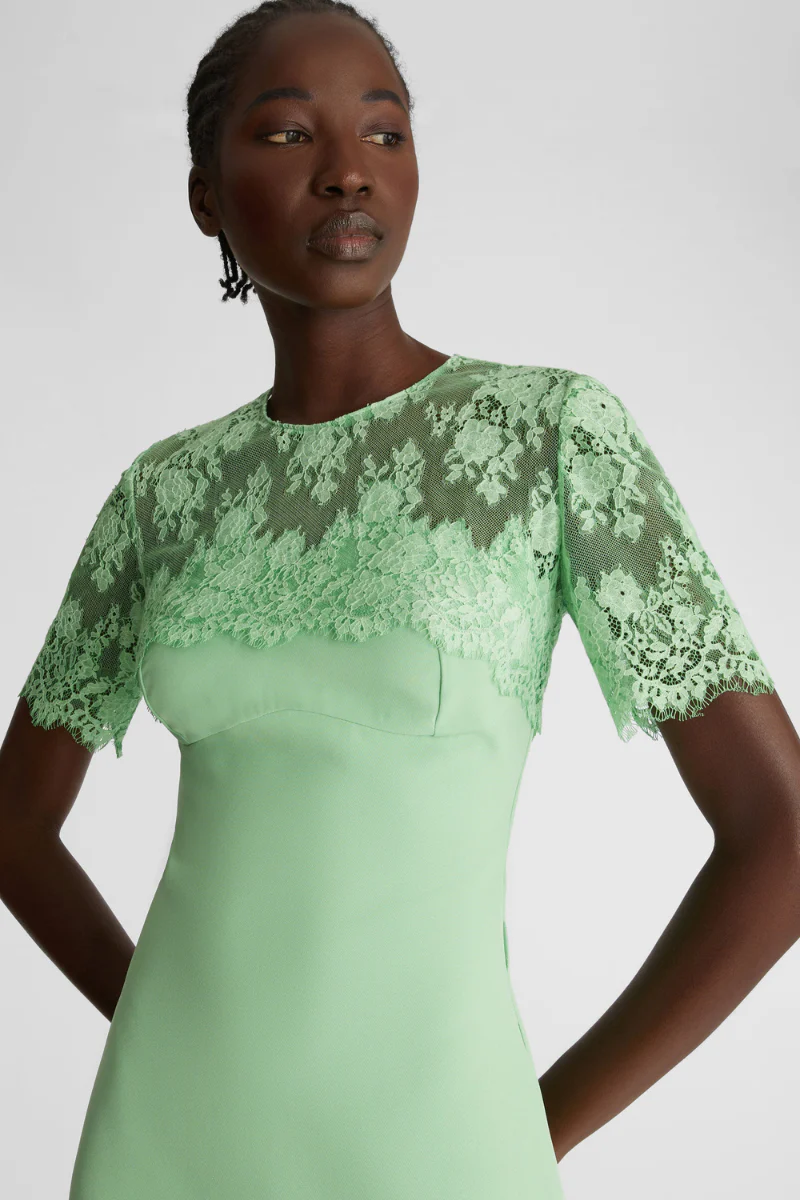 Lace Midi Dress - Image 3