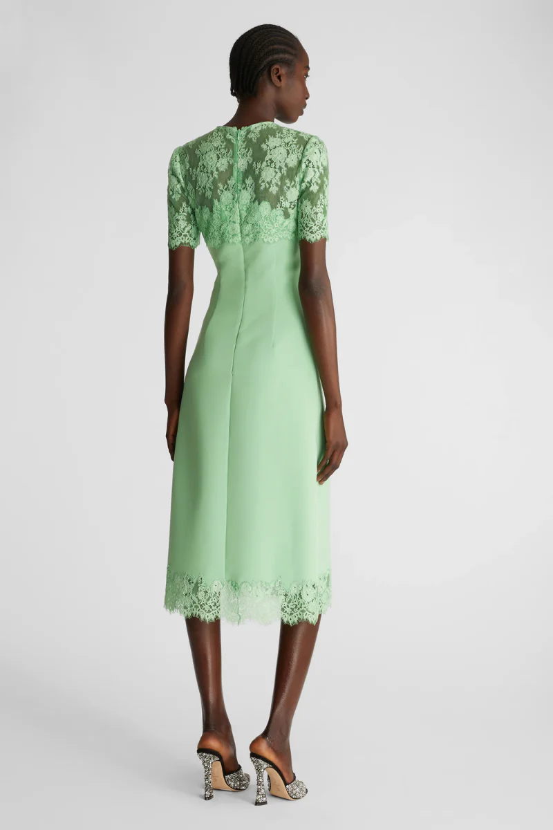 Lace Midi Dress - Image 4