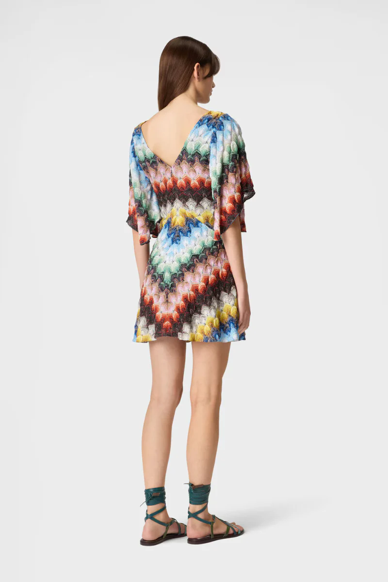 Lamé Raschel Lace Dress - Image 4