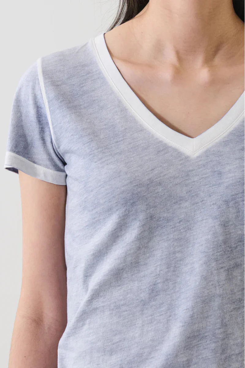 Reverse Spray V-Neck T-Shirt - Image 4