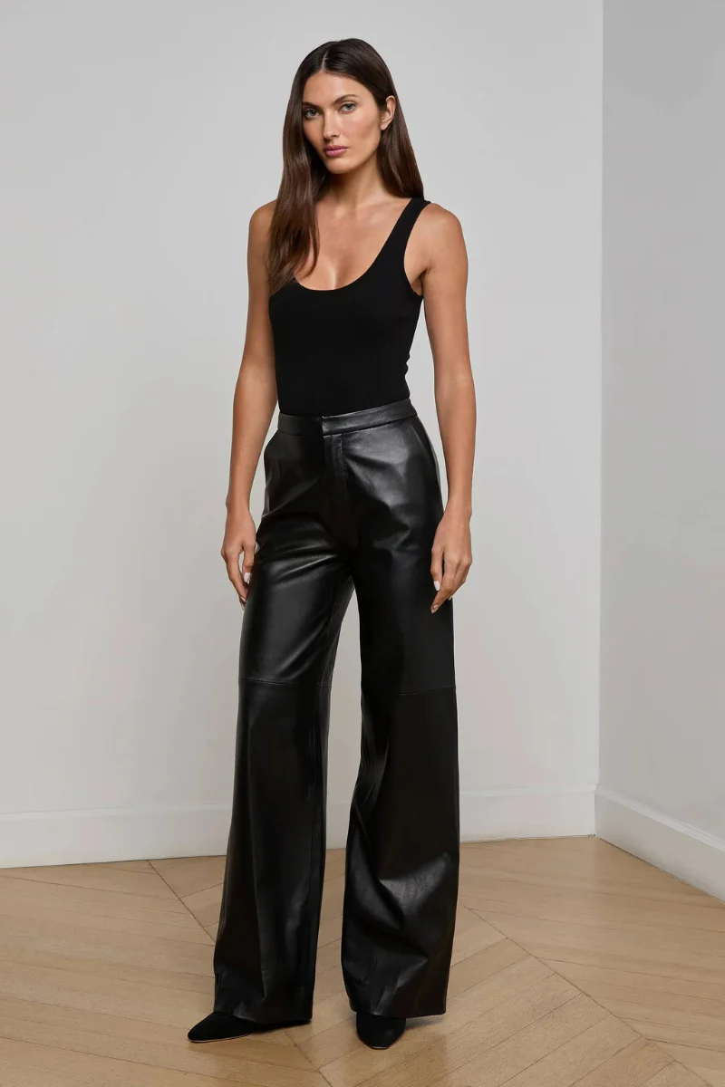 Livvy Leather Trouser - Image 3
