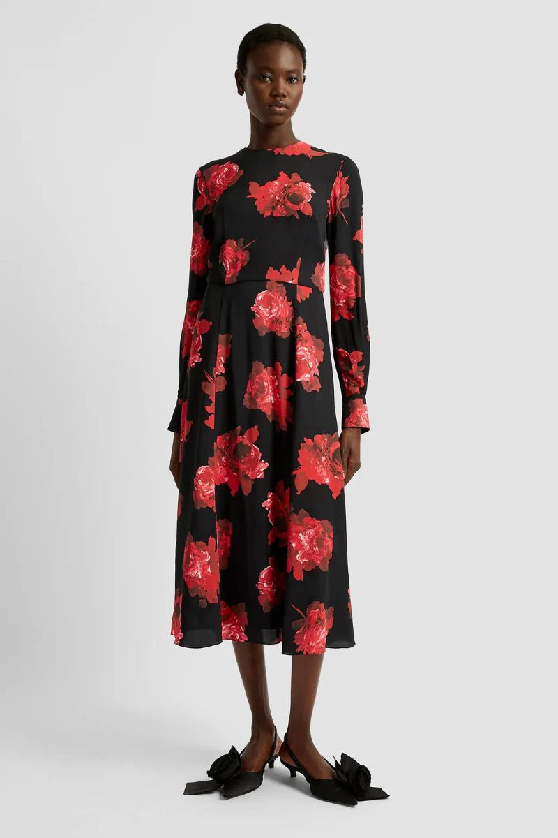 Long Sleeve Midi Dress - Image 2