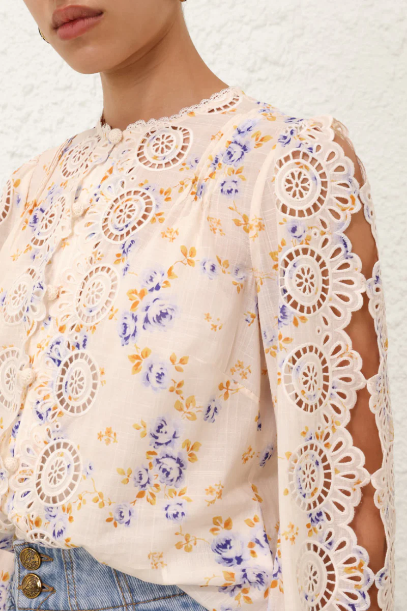 Lucky Embroidered Blouse - Image 2