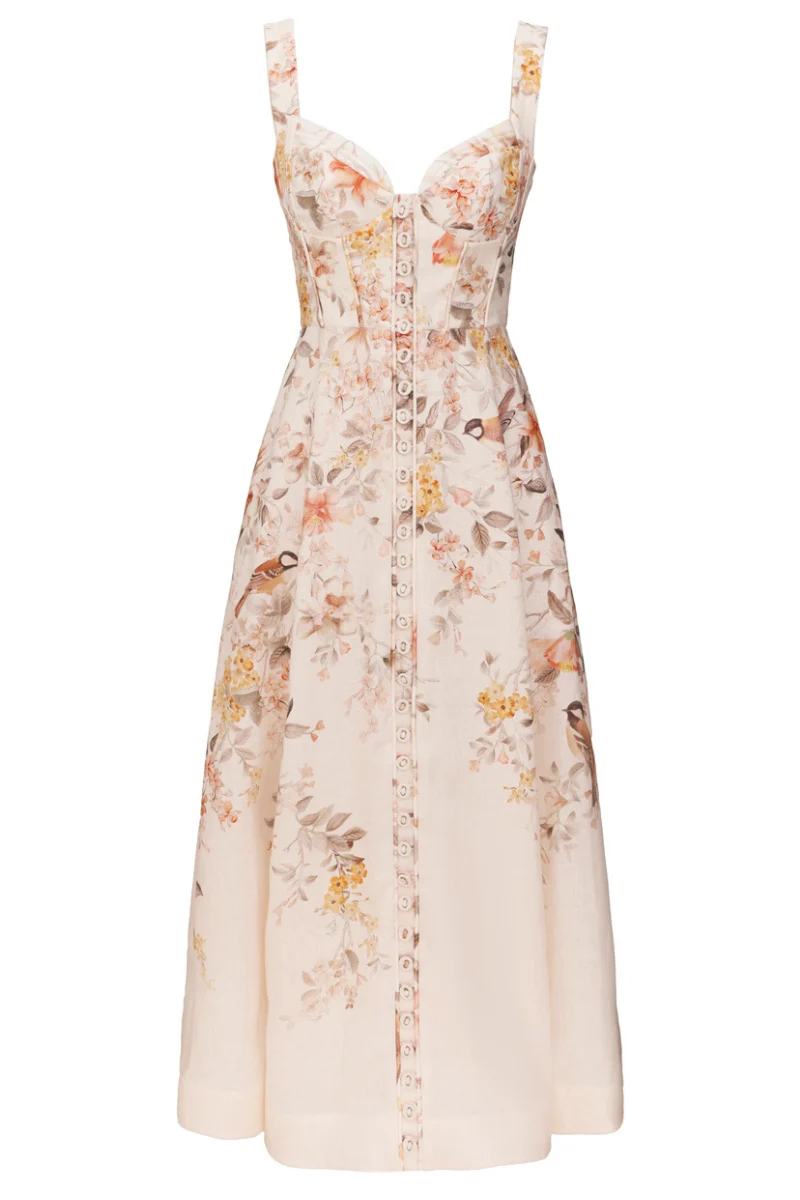 Luna Buttoned Picnic Dress