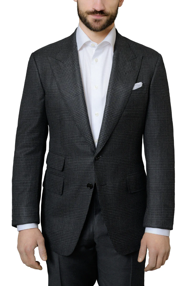 Macro Plaid Sport Jacket